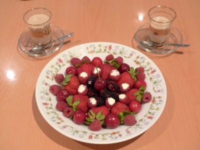 餐后水果+奶茶（2012/12/28）